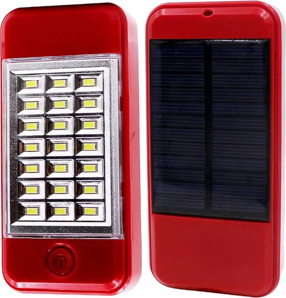 GLOWISH POWERFUL SUPER BRIGHT 21 SMD SOLAR RECHARGEABLE WITH POWER BANK 6 hrs Lantern Emergency Light