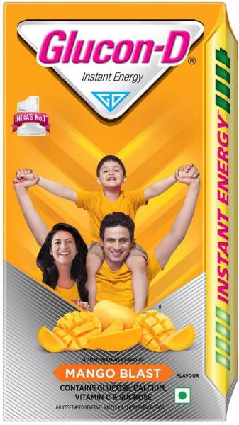 GLUCON-D Instant Energy Health Drink Mango Punch (1 Pack, 1kg) Energy Drink
