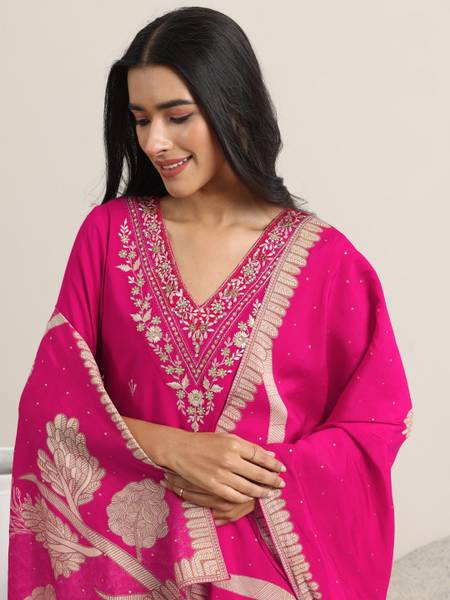 LIBAS Women Kurta Salwar Dupatta Set