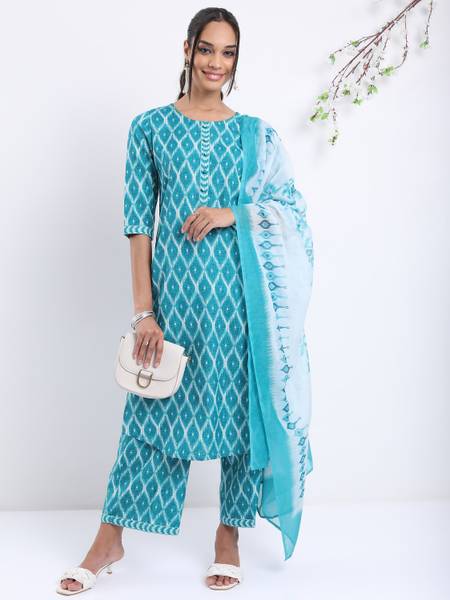 KETCH Women Kurta Palazzo Set