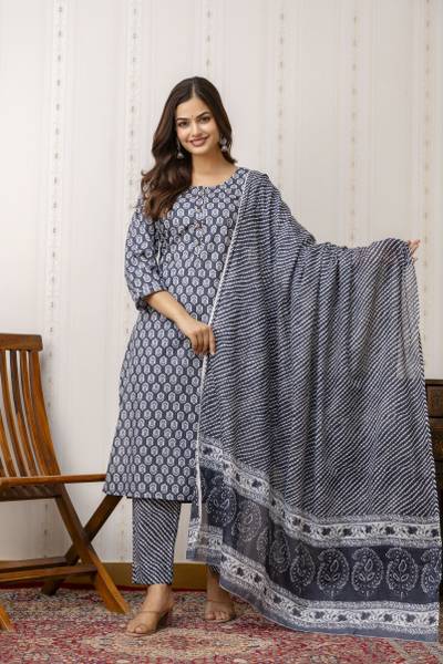 Divastri Women Kurta Pant Dupatta Set