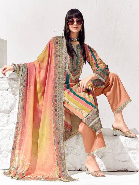 Indo Era Women Kurta Pant Dupatta Set