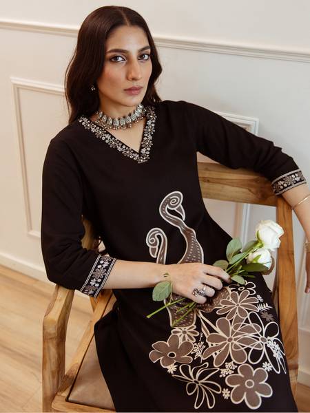 Indo Era Women Kurta Pant Set