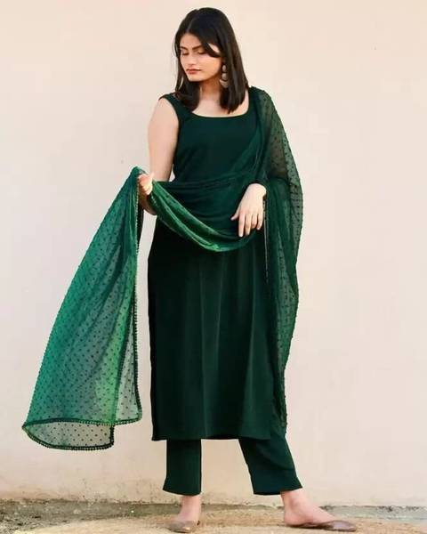 NoorFashion Women Kurta Pant Dupatta Set