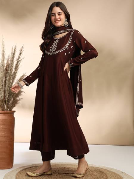 MOKOSH Women Kurta Pant Dupatta Set
