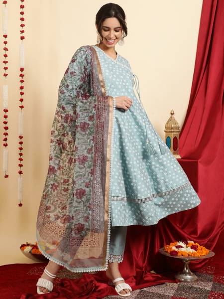 Jaipur Kurti Women Kurta Pant Dupatta Set