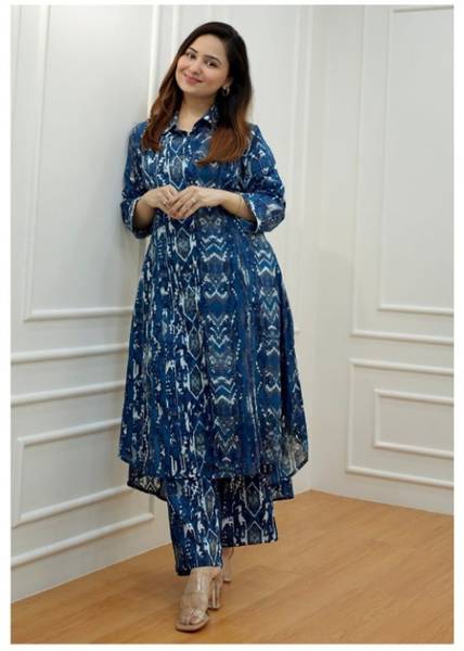 ALADNA Women Kurta Palazzo Set