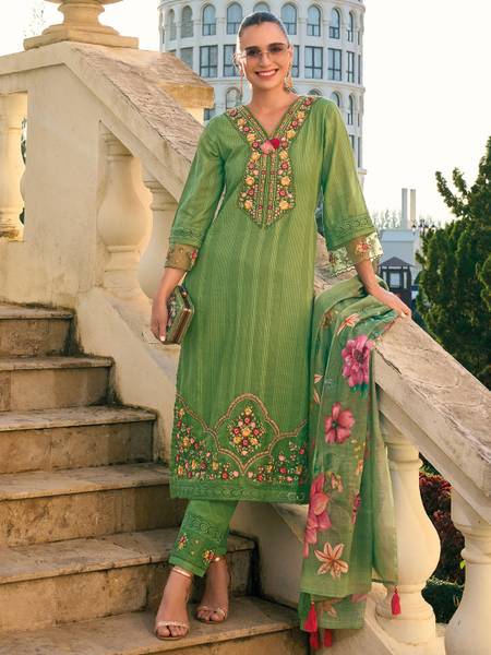 Indo Era Women Kurta Pant Dupatta Set
