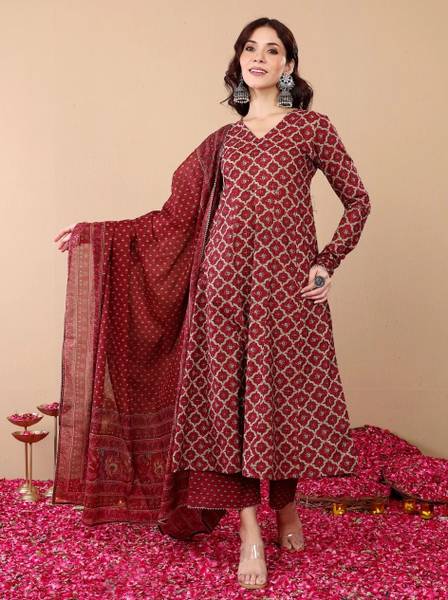 Srilica Women Kurta Pant Dupatta Set