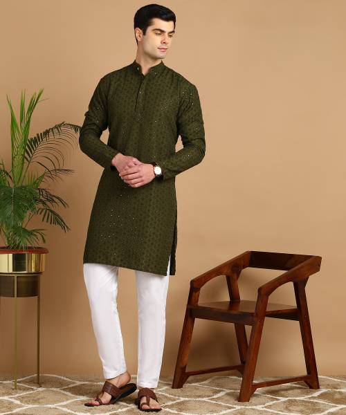 FUBAR Men Kurta Pyjama Set
