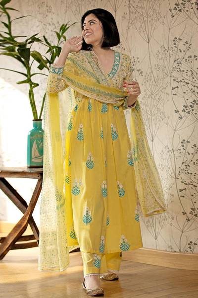 Anni Designer Women Kurta Pant Dupatta Set