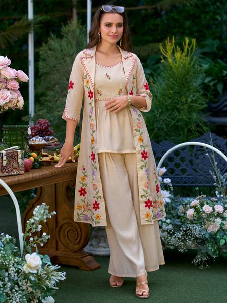 Indo Era Women Kurta Palazzo Set