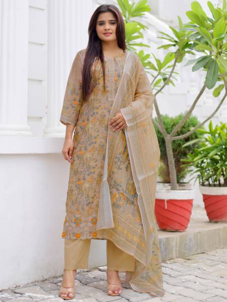 LIBAS Women Kurta Pant Dupatta Set