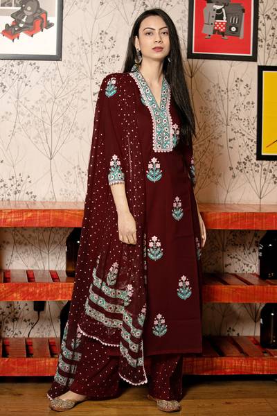 Anni Designer Women Kurta Pant Dupatta Set