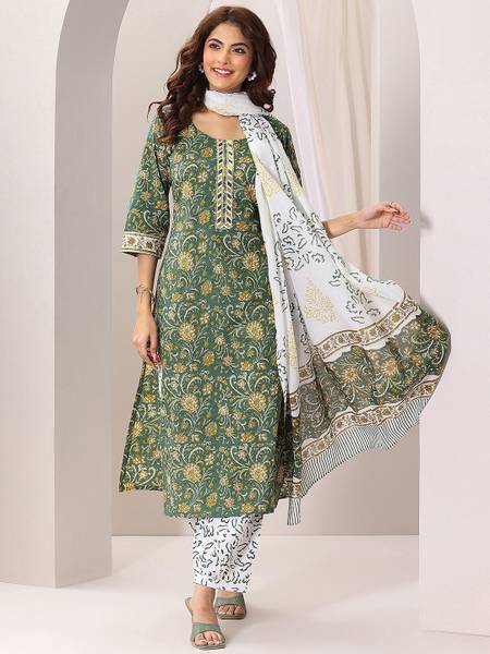 LIBAS Women Kurta Salwar Dupatta Set