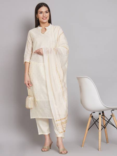 VredeVogel Women Kurta Pant Dupatta Set