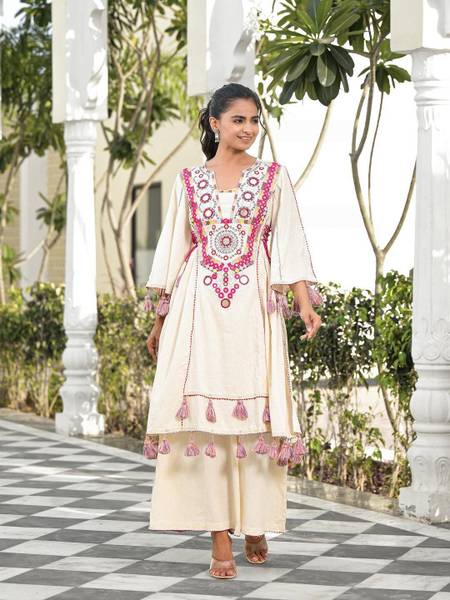 ASFashion Women Kurta Dhoti Pant Set