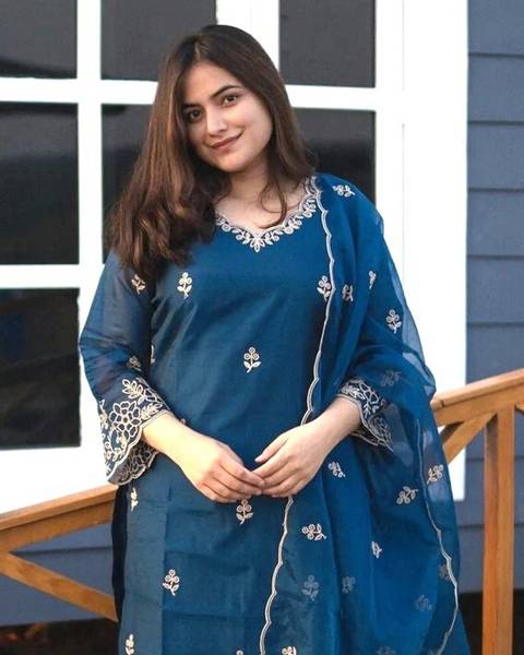 Royal Export Women Kurta Palazzo Dupatta Set