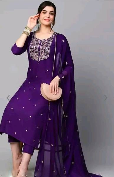 Divastri Women Kurta Pant Dupatta Set