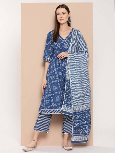 LIBAS Women Kurta Pant Dupatta Set
