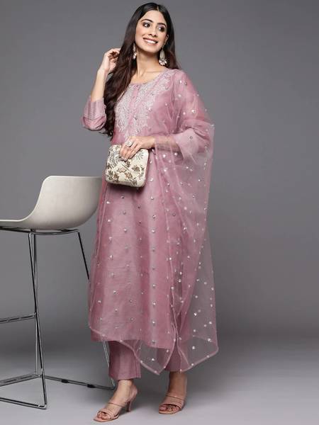 anushansa Women Kurta Pant Dupatta Set