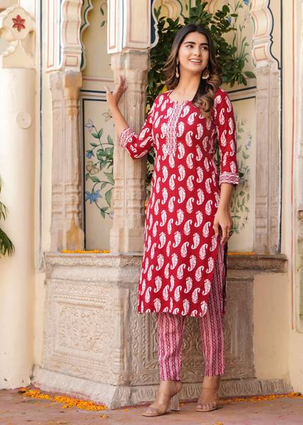 D&H Women Kurta Pyjama Set