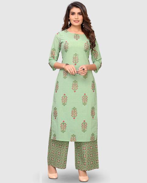 VBUYZ Women Kurta Palazzo Set