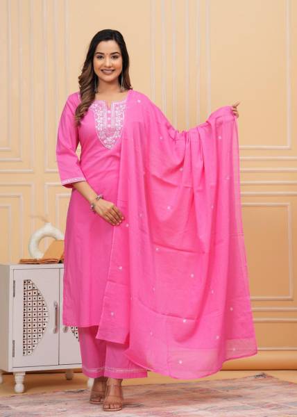 GHUMMAN SONAKSHI Women Kurta Palazzo Dupatta Set