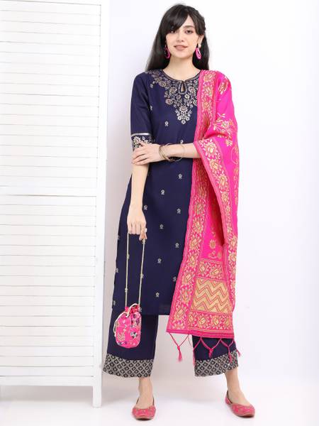 Vishudh Women Kurta Palazzo Set