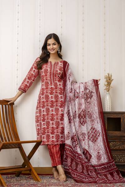 Divastri Women Kurta Pant Dupatta Set