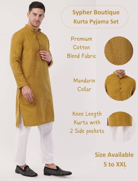 Sypher Boutique Men Kurta Pyjama Set