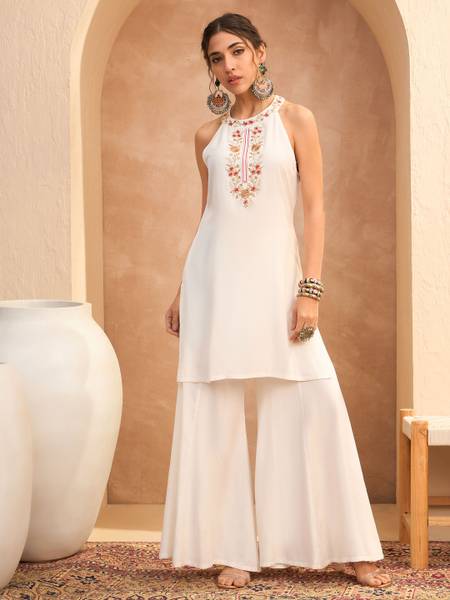 Shae by SASSAFRAS Women Kurta Palazzo Set