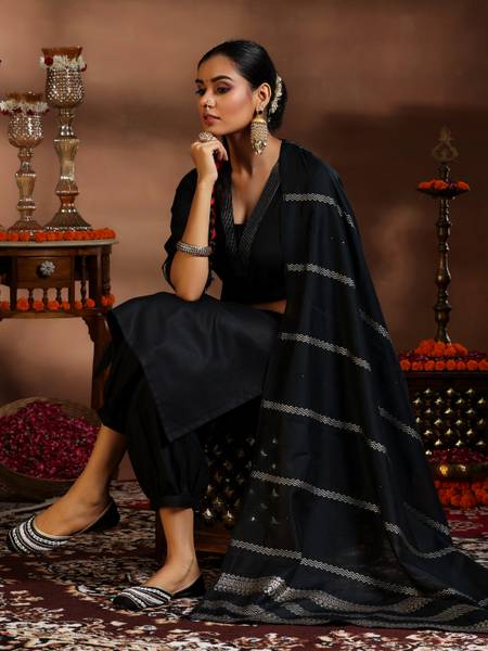LIBAS Women Kurta Salwar Dupatta Set