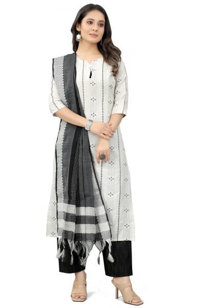 Ethnixx Women Kurta Palazzo Dupatta Set