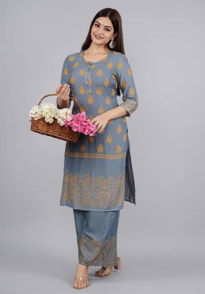 Bachuu Women Kurti Palazzo Set