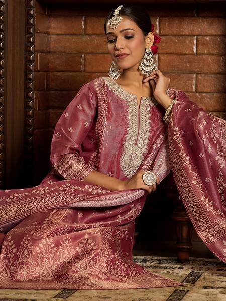 Indo Era Women Kurta Pant Dupatta Set