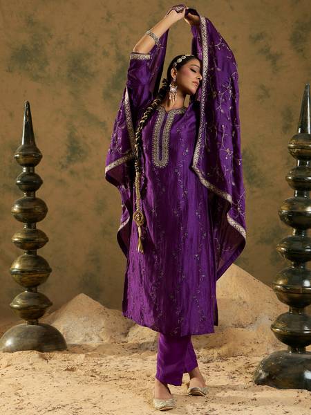 Indo Era Women Kurta Pant Dupatta Set