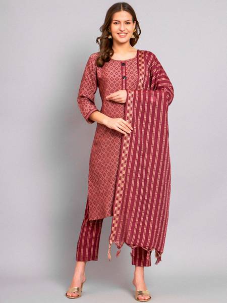Andheriyas Enterprises Women Kurta Pant Dupatta Set