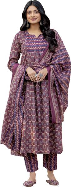VihaanExim Women Kurta Pant Dupatta Set