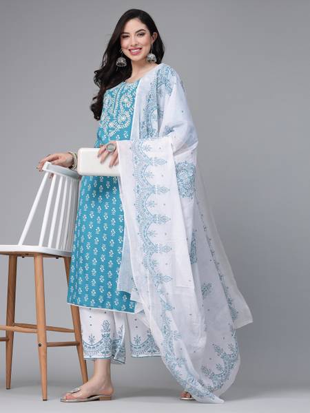 Stylum Women Kurta Pant Dupatta Set