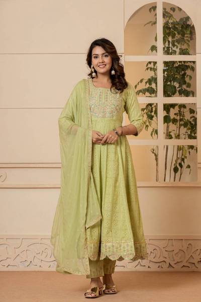 Varanga Women Kurta Pant Dupatta Set