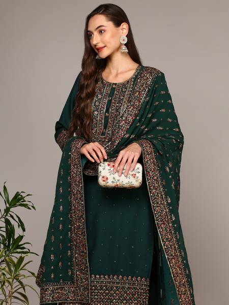 AHIKA Women Kurta Pant Dupatta Set