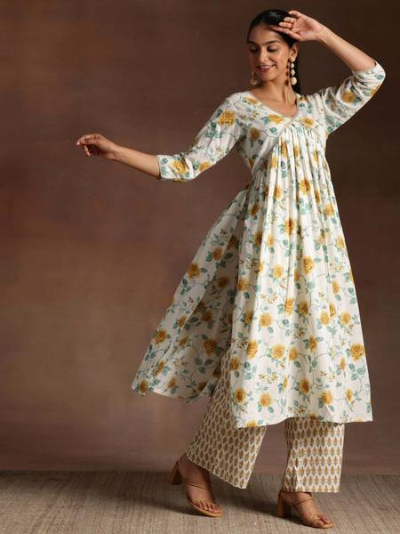 LIBAS Women Kurta Palazzo Set