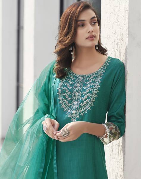 Samah Women Kurta Pant Dupatta Set