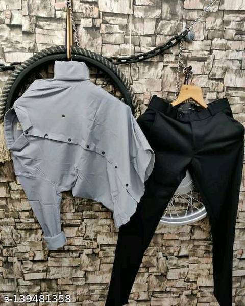 BLACKSHIP Men Ethnic Top Pant Set