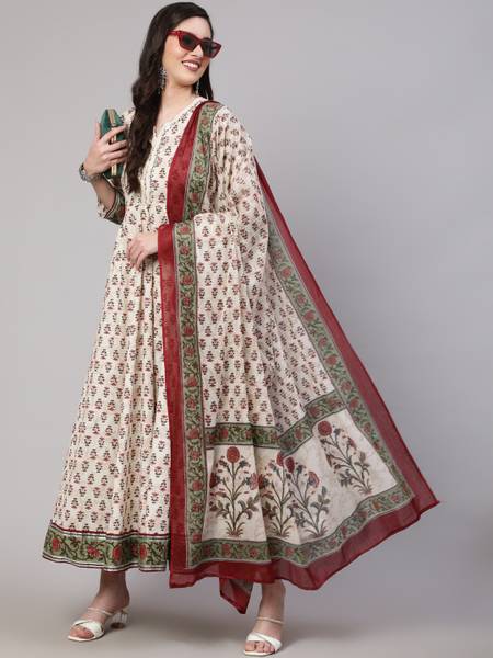Mizaz Women Kurta Pant Dupatta Set