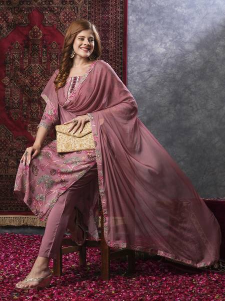 Divastri Women Kurta Pant Dupatta Set