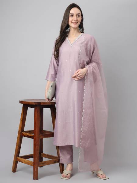DISHWA FASHION Women Kurta Pant Dupatta Set