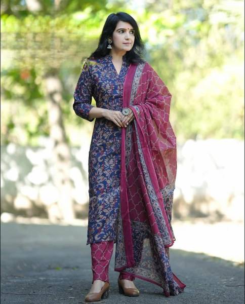 Saabhi Women Kurta Palazzo Dupatta Set
