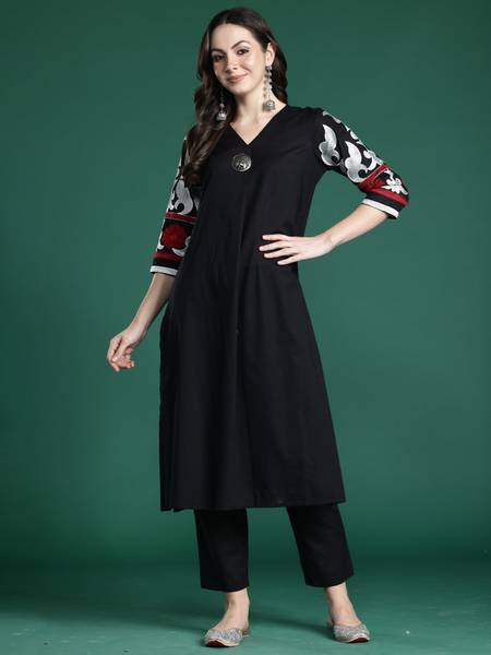Indo Era Women Kurta Pant Set